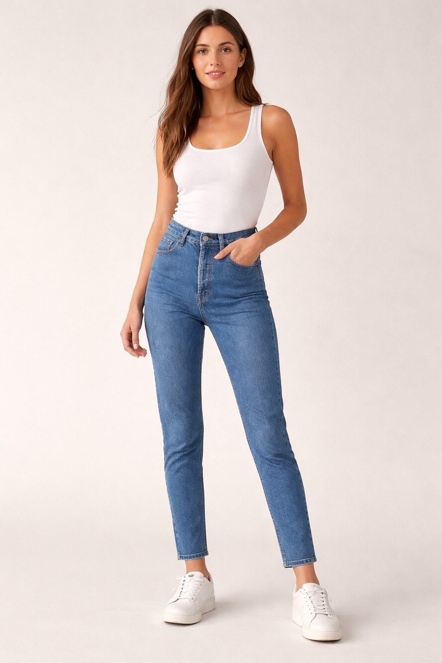 Levi’s Wedgie Icon Fit Jeans – Charleston Blues Wash – Size 25